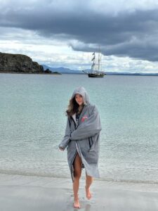 Grey Long Sleeve DRYBONES Robe
