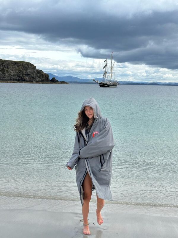 Grey Long Sleeve DRYBONES Robe